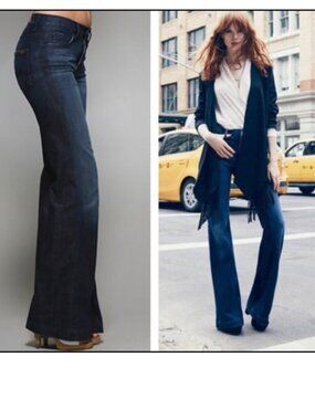 7 For All Mankind “Ginger” Flare Jeans (shortened) EUC